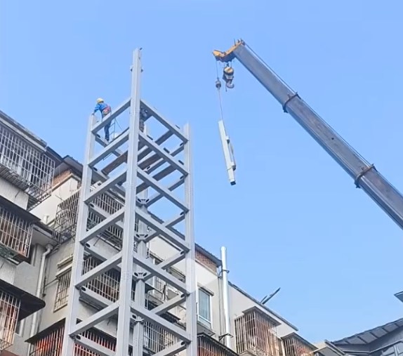 多样化安装方式分段吊装